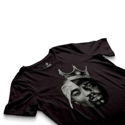 HH - 2pac & Biggie Siyah T-shirt