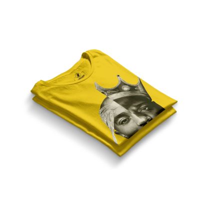 HH - 2pac & Biggie Sarı T-shirt