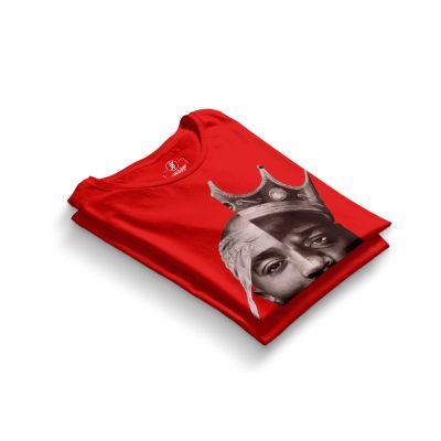 HH - 2pac & Biggie Kırmızı T-shirt