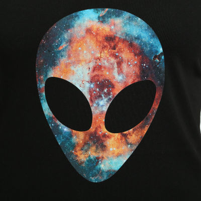 Bant Giyim - Alien Cosmos Kadın Siyah T-shirt