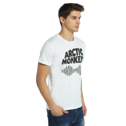 Bant Giyim - Arctic Monkeys Beyaz T-shirt - Thumbnail