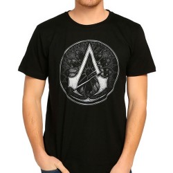 Bant Giyim - Assassin’s Creed Siyah T-shirt - Thumbnail