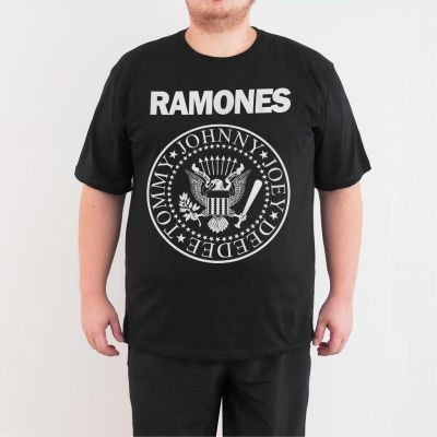 Bant Giyim - Ramones Punk 4XL Siyah T-shirt