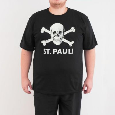 Bant Giyim - St. Pauli 4XL Siyah T-shirt