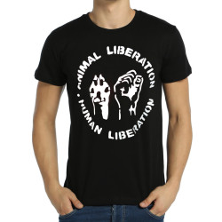 Bant Giyim - Animal Liberation Siyah T-shirt - Thumbnail