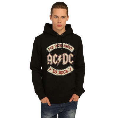 Bant Giyim - AC/DC Siyah Hoodie