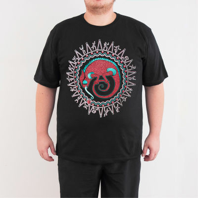Bant Giyim - Avcının Sevdası Bukalemun 4XL Siyah T-shirt