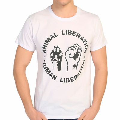 Bant Giyim - Animal Liberation Beyaz T-shirt