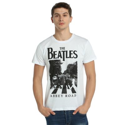 Bant Giyim - Beatles Beyaz T-shirt