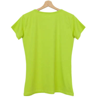 Bant Giyim - Dar Kesim Bisiklet Yaka Kadın Yeşil T-shirt