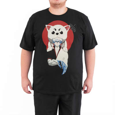 Bant Giyim - Gintama Siyah 4XL T-shirt