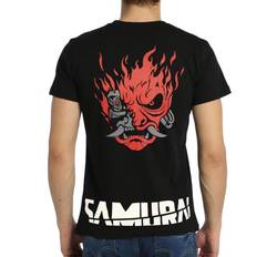 Bant Giyim Cyberpunk 2077 Samurai Siyah Erkek Tişört - Thumbnail