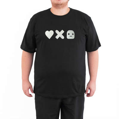 Bant Giyim - Love Death & Robots 4XL Siyah T-shirt