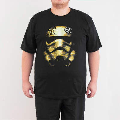 Bant Giyim - Star Wars Trooper 4XL Siyah T-shirt