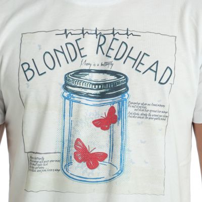 Bant Giyim - Blonde Redhead Beyaz T-shirt