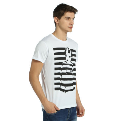 Bant Giyim - Charlie Chaplin Beyaz T-shirt