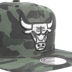 Chicago Bulls Camouflage Snapback Cap - Thumbnail