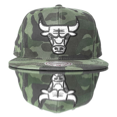 Chicago Bulls Camouflage Snapback Cap