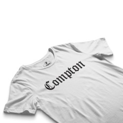 HH - Compton Beyaz T-shirt - Thumbnail