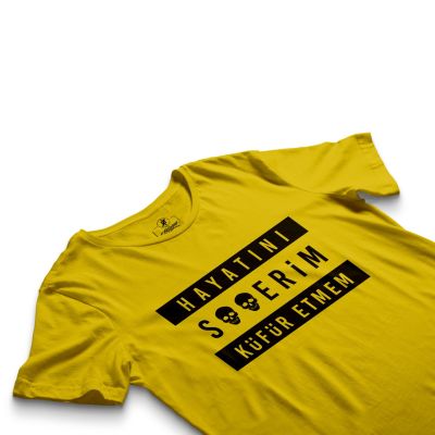 HH - Contra Hayatını S**erim Küfür Etmem Sarı T-shirt