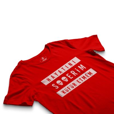 HH - Contra Hayatını S**erim Küfür Etmem Kırmızı T-shirt
