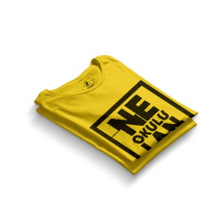 HH - Contra Ne Okulu Lan Sarı T-shirt - Thumbnail