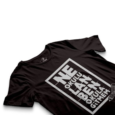 HH - Contra Ne Okulu Lan Siyah T-shirt