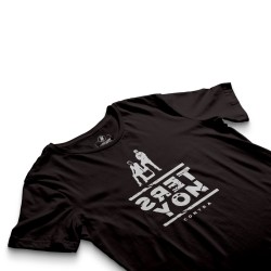 HH - Contra Ters Yön Siyah T-shirt - Thumbnail