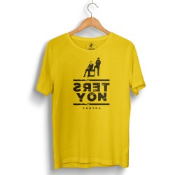 HH - Contra Ters Yön Sarı T-shirt - Thumbnail