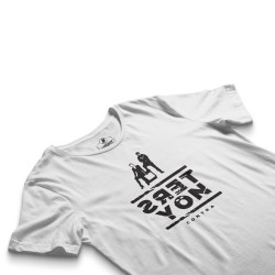 HH - Contra Ters Yön Beyaz T-shirt - Thumbnail