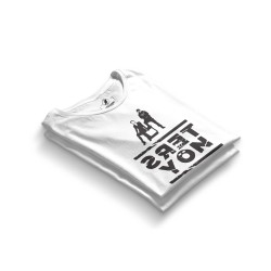 HH - Contra Ters Yön Beyaz T-shirt - Thumbnail
