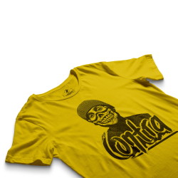 HH - Contra Portre Sarı T-shirt - Thumbnail