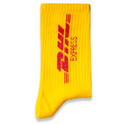 HollyHood - DHL Express Sarı Çorap (1)