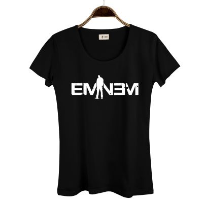 HollyHood - HH - Eminem LP Kadın Siyah T-shirt