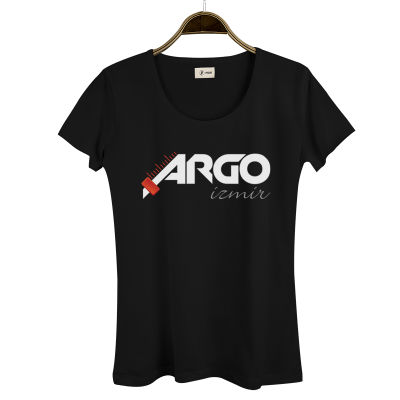 HH - Gazapizm Argo İzmir Kadın Siyah T-shirt