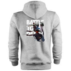 HH - Back Off Battle To Death Cepli Hoodie - Thumbnail