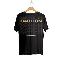 HH - Back Off Caution (Style 1) T-shirt - Thumbnail