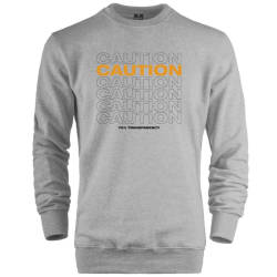 HH - Caution (Style 2) Sweatshirt (SINIRLI SAYIDA) - Thumbnail