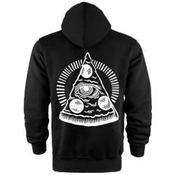 HH - Back Off Pizza (Style 1) Cepli Hoodie - Thumbnail