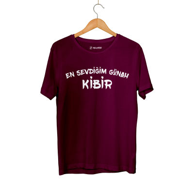 HH - Contra Günah Kibir Bordo T-shirt