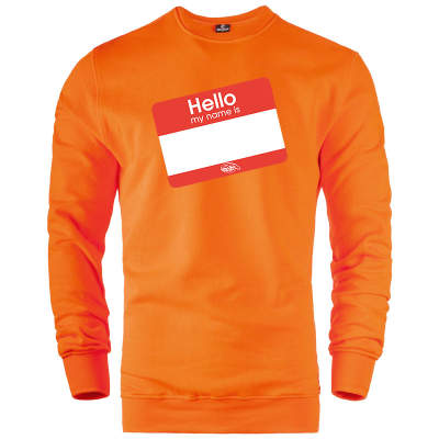 HH - Dukstill Hello Sticker Sweatshirt