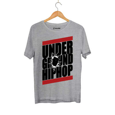 HH - Underground HipHop Gri T-shirt (Seçili Ürün)
