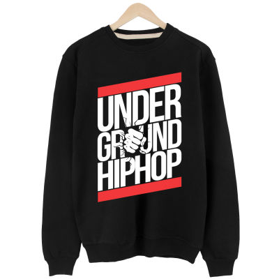 HH - UnderGround Hiphop Siyah Sweatshirt 