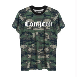 HH - Compton Kamuflaj T-shirt - Thumbnail