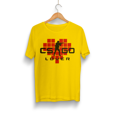 HH - CS:GO Kırmızı Lover Sarı T-shirt
