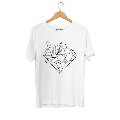 E.O. Beatenfame - HH - Elçin Orçun Diamond Beyaz T-shirt 