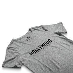 HH - Hollyhood Gun Gri T-shirt - Thumbnail