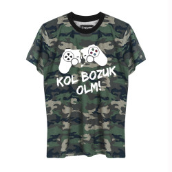 HH - Kol Bozuk Kamuflaj T-shirt - Thumbnail