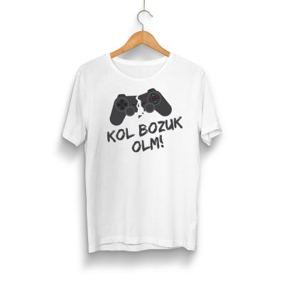Gamer - HH - Kol Bozuk Beyaz T-shirt