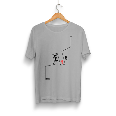 Levo - HH - Levo Logo Gri T-shirt